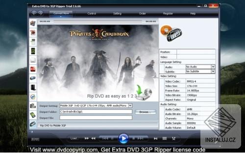 Extra DVD to 3GP Ripper
