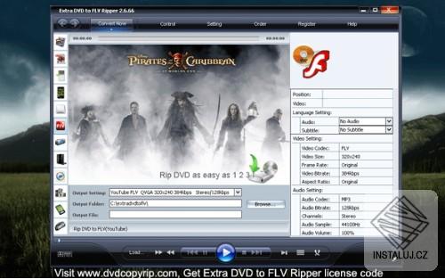 Extra DVD to FLV Ripper