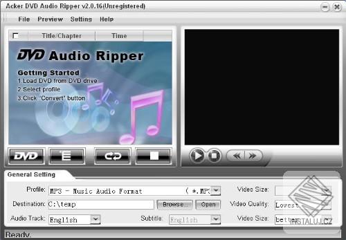 Acker DVD Audio Ripper