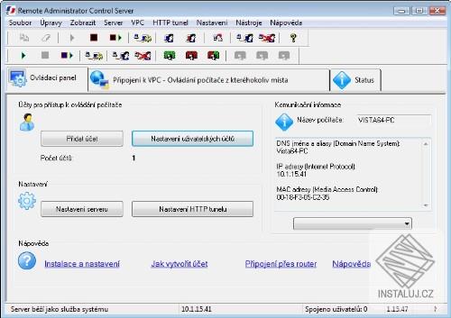 Remote Administrator Control server
