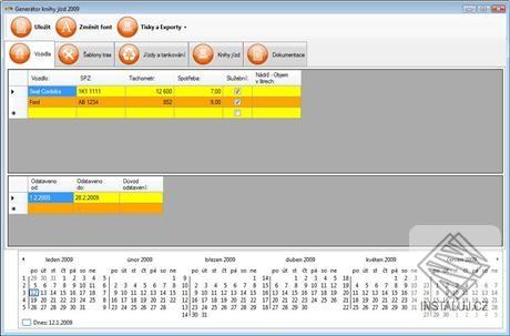 Generátor Knihy jízd