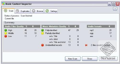 Music Content Inspector