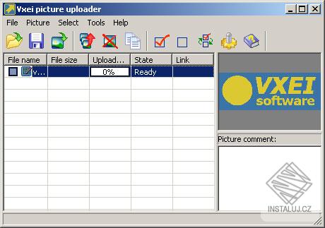 VXEI picture uploader