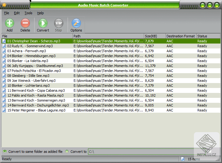 Audio Music Batch Converter