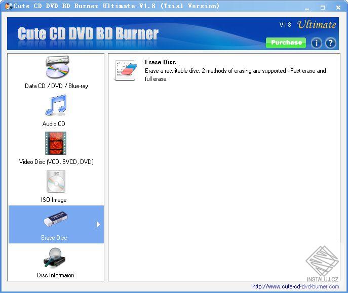 Cute CD DVD BD Burner Profesional