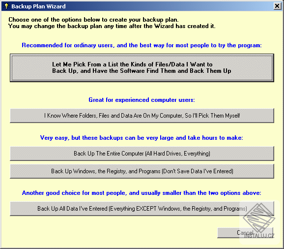 Backup To DVD/CD/Flash