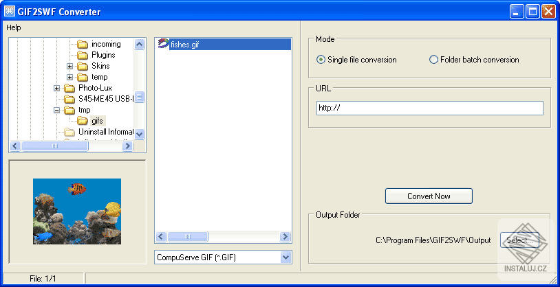 GIF2SWF Converter