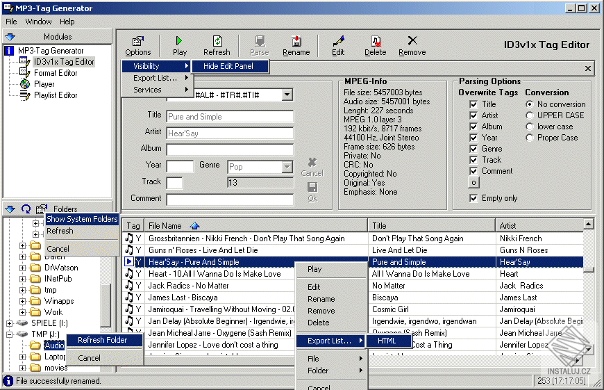 MP3-Tag Generator