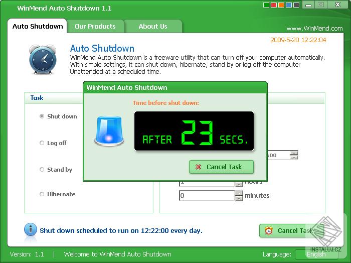 WinMend Auto Shutdown