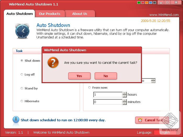 WinMend Auto Shutdown