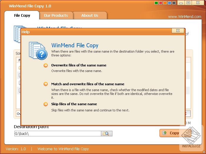 WinMend File Copy
