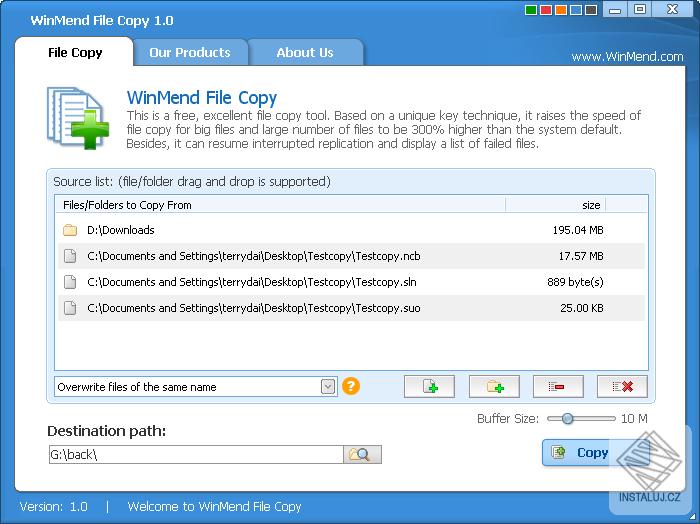 WinMend File Copy