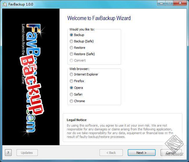 FavBackup
