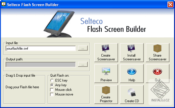 Flash Screen Builder