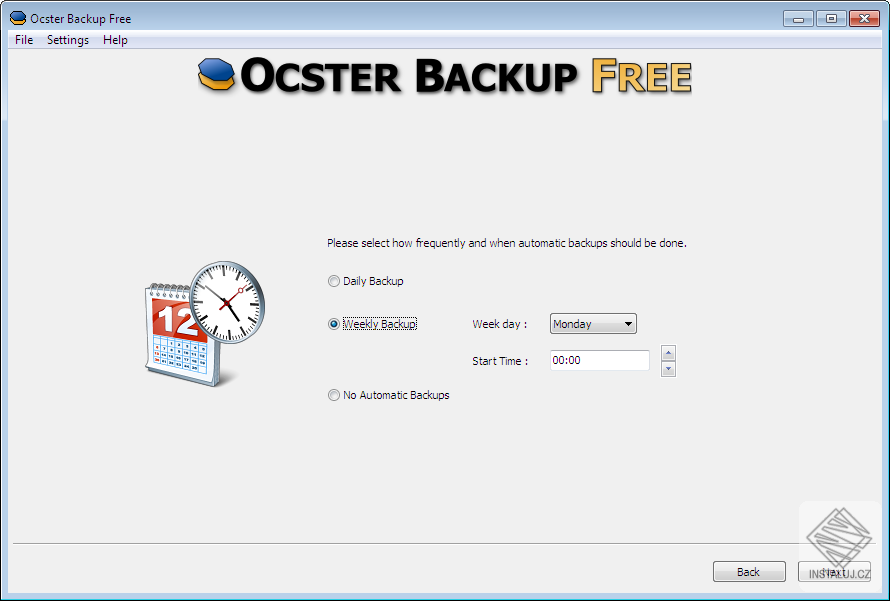 Ocster Backup Free