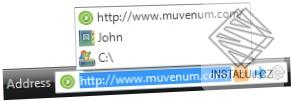 MuvEnum Address Bar