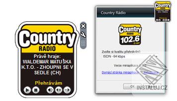 Country Rádio - miniaplikace
