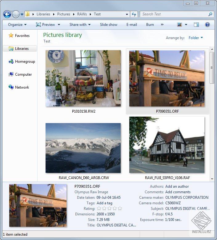 FastPictureViewer WIC RAW Codec Pack