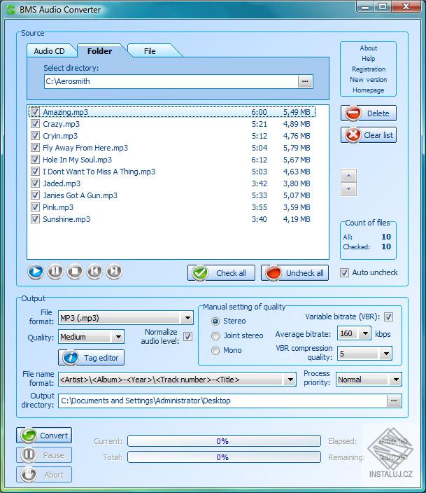 BMS Audio Converter