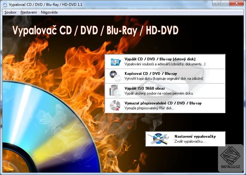 Vypalovač CD / DVD / Blu-ray / HD-DVD