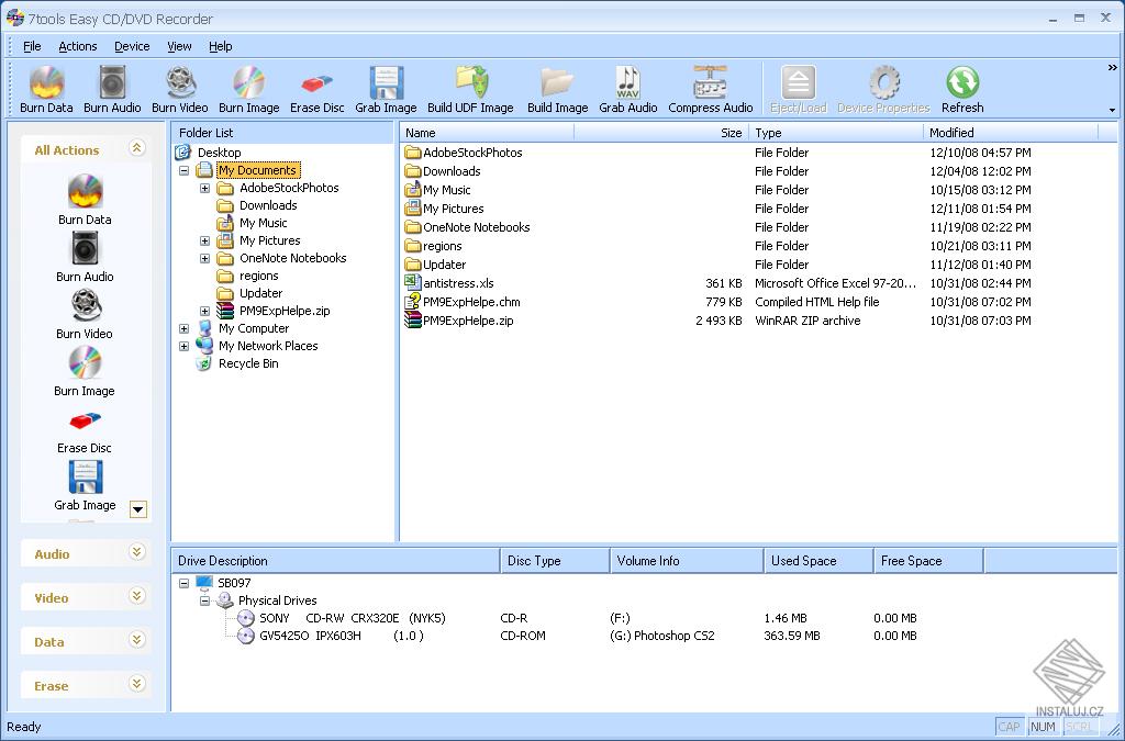 Easy CD/DVD Recorder