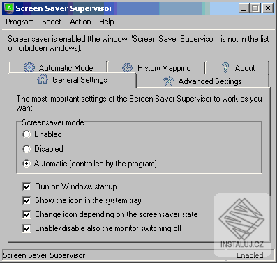 Screen Saver Supervisor