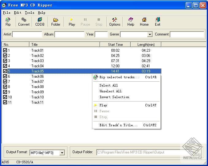 Free MP3 CD Ripper