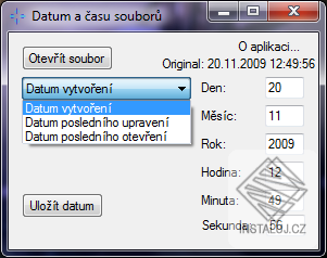 Datum a čas souboru