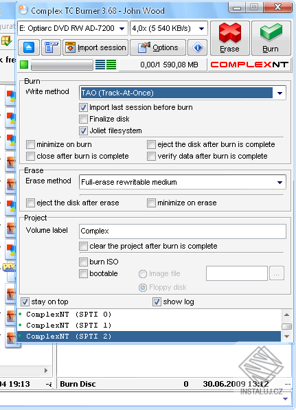 Complex TC Burner