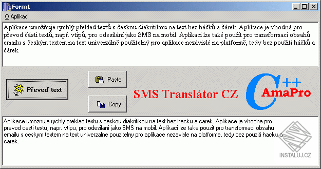 SmsTranslátor CZ