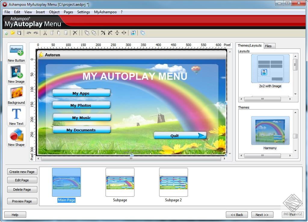 Ashampoo MyAutoplay Menu