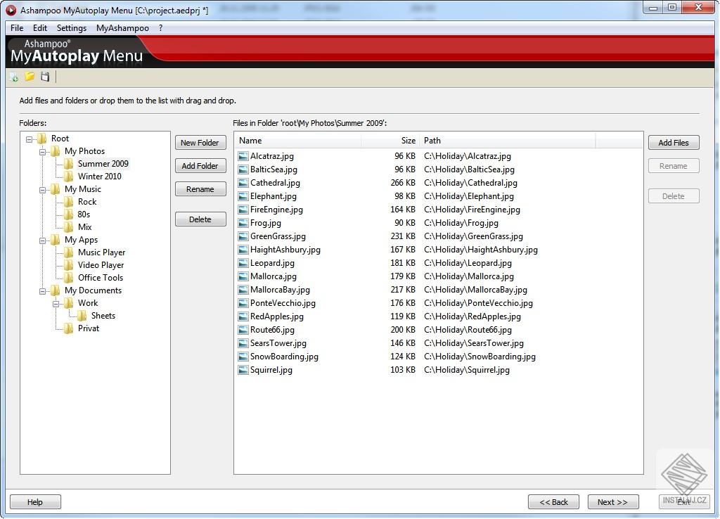 Ashampoo MyAutoplay Menu