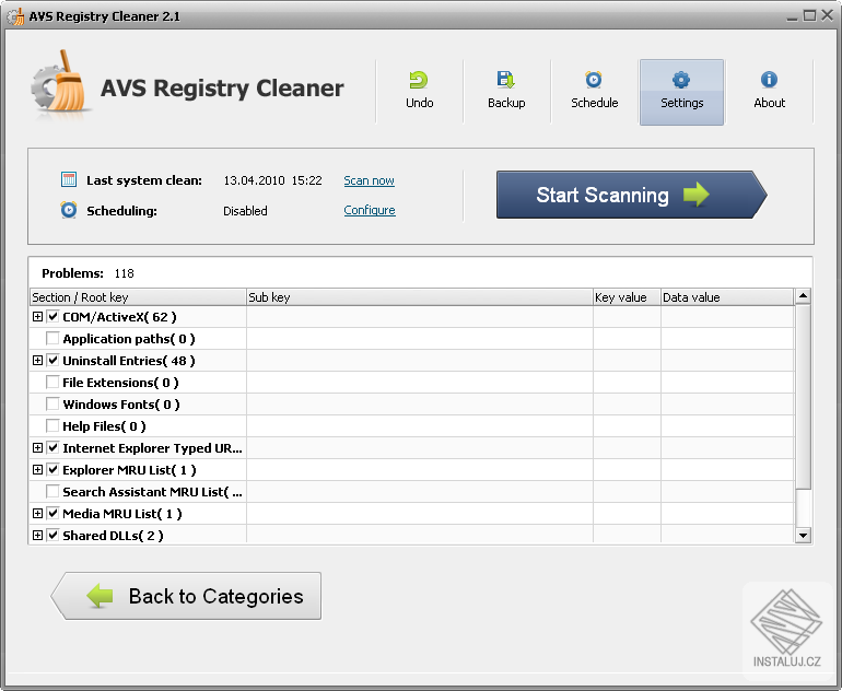 AVS Registry Cleaner