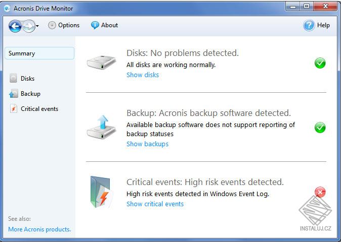 Acronis Drive Monitor