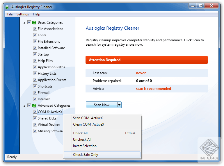 Auslogics Registry Cleaner