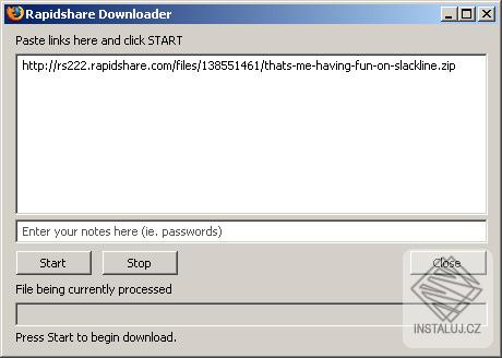 RDown - Rapidshare Downloader