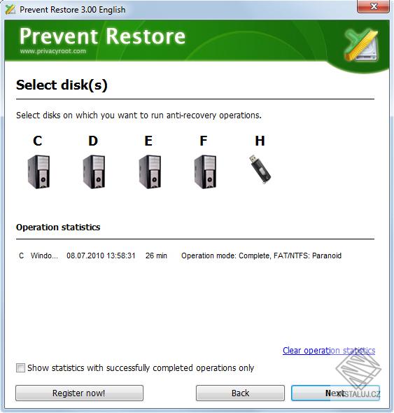 Prevent Restore
