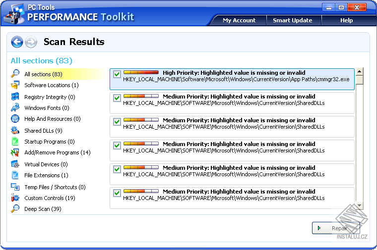 PC Tools Performance Toolkit