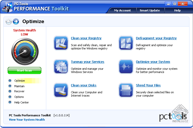 PC Tools Performance Toolkit