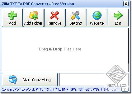 Zilla TXT To PDF Converter