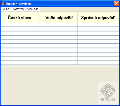 Zkoušení slovíček