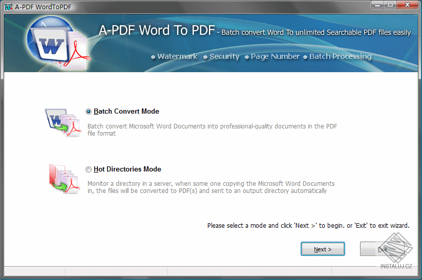 A-PDF Word to PDF