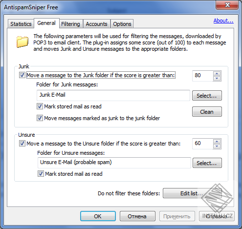 AntispamSniper for Windows Live Mail