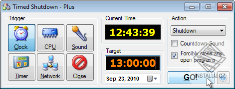 Timed Shutdown