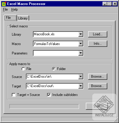 Excel Macro Processor