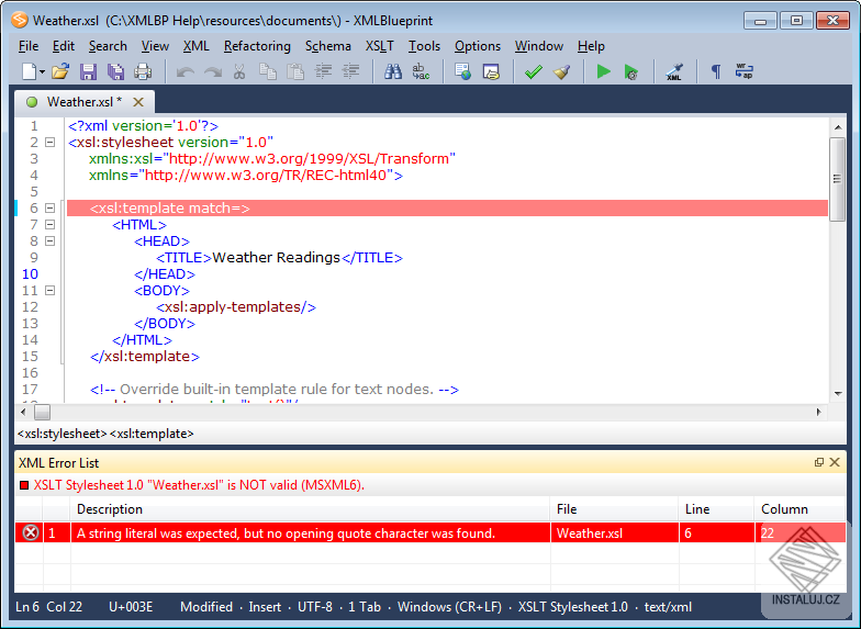 XMLBlueprint XML Editor