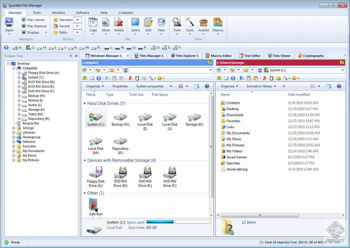 Sprintbit File Manager