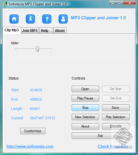 MP3 Clipper and Joiner