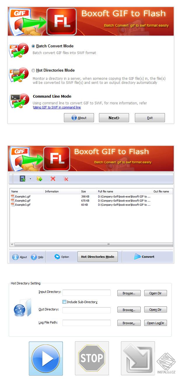 Boxoft GIF To Flash
