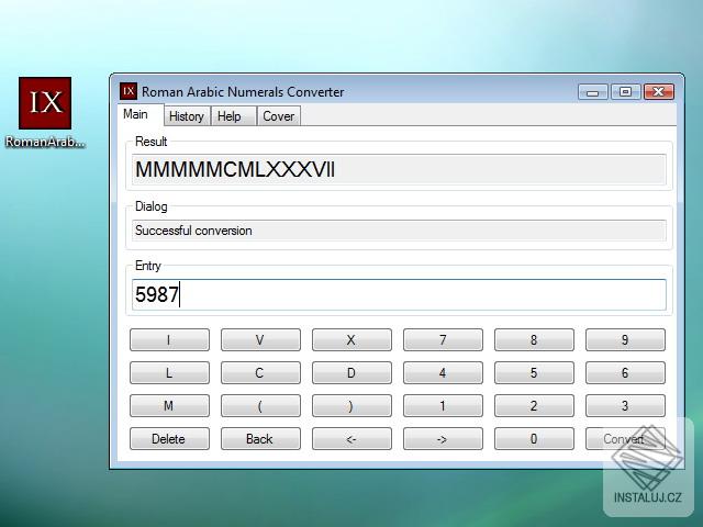 Roman Arabic Numerals Converter